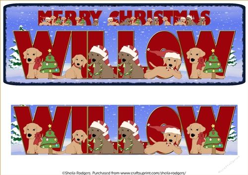 CHRISTMAS LABS - WILLOW