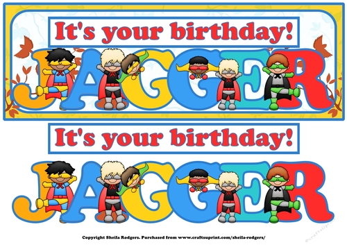 SUPERHERO NAMES - JAGGER