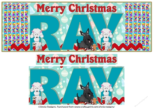 CHRISTMAS PUPPIES - RAY