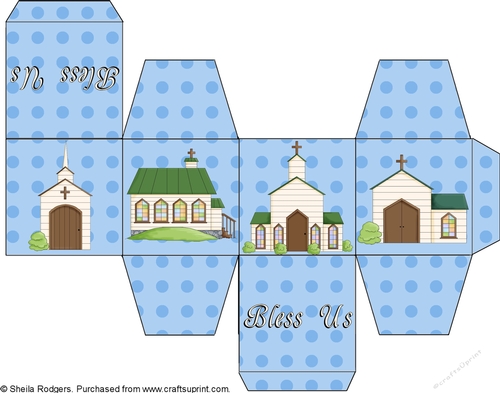 All In One Gift Box - Country Churches