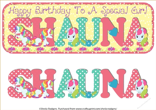 UNICORNS - SHAUNA