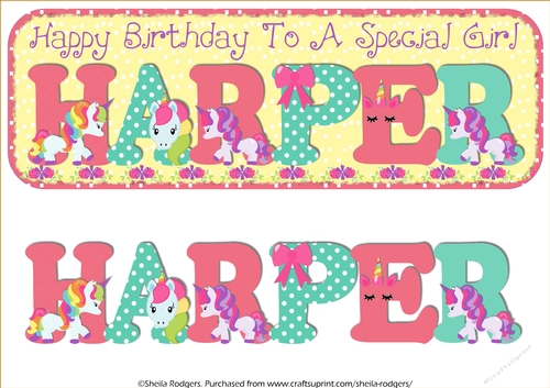 UNICORNS - HARPER