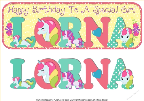 UNICORNS - LORNA