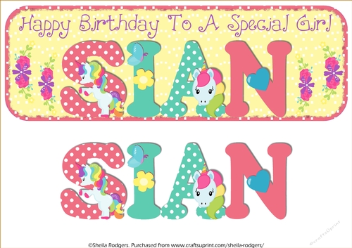 UNICORNS - SIAN