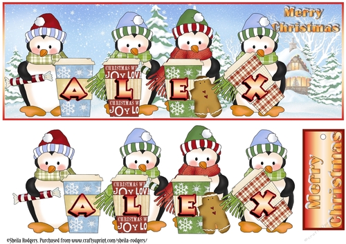 PENGUIN CUPS NAMES - ALEX