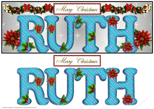 LARGE DL POINSETTIA - RUTH