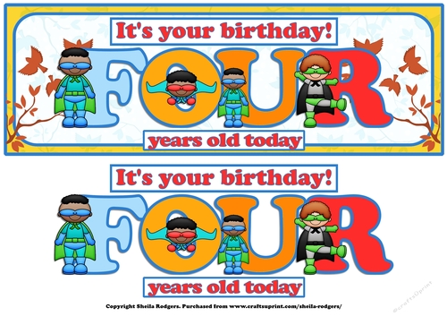 SUPERHERO AGES - FOUR