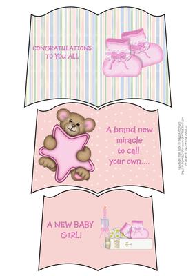 New Baby Girl Book Sheet