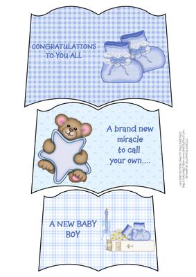 New Baby Boy Book Sheet