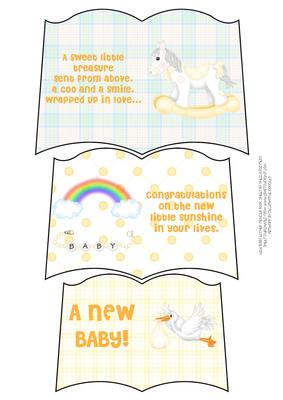 New Baby Either Gender Book Sheet
