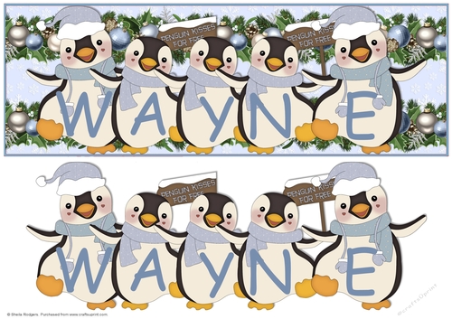 PENGUIN KISSES - WAYNE