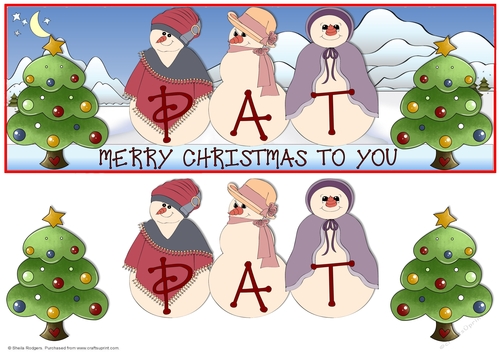 SILLY SNOWFOLK - PAT