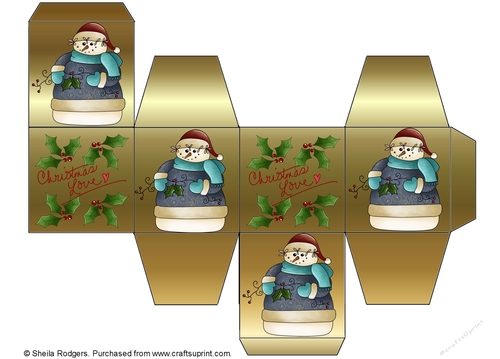 All in One Gift Box - Christmas Love Snowman 2