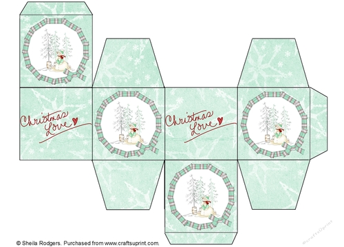 All in One Gift Box - Christmas Love Snowman 3