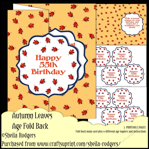 AUTUMN LEAVES AGE FOLD BACK