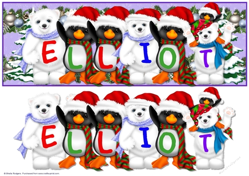 XMAS ANIMALS - ELLIOT
