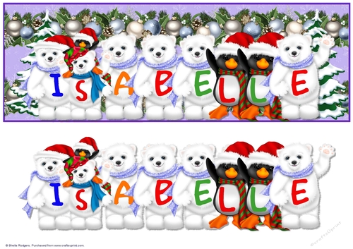 XMAS ANIMALS - ISABELLE