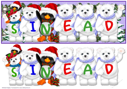 XMAS ANIMALS - SINEAD