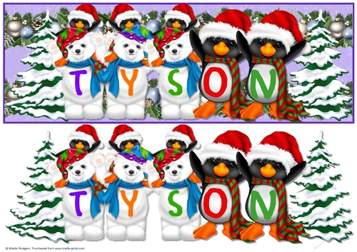XMAS ANIMALS - TYSON