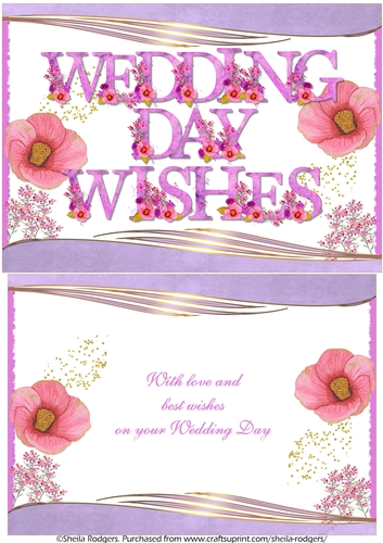 Wedding Day Wishes - Hibiscus Flowers
