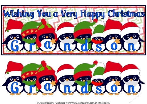 PENGUIN HATS NAMES - GRANDSON