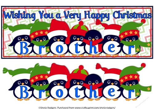 PENGUIN HATS NAMES - BROTHER