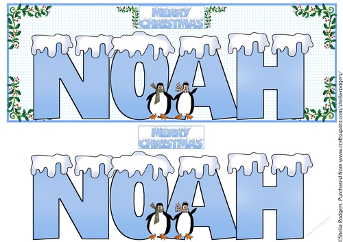 SNOW CAPPED NAMES - NOAH
