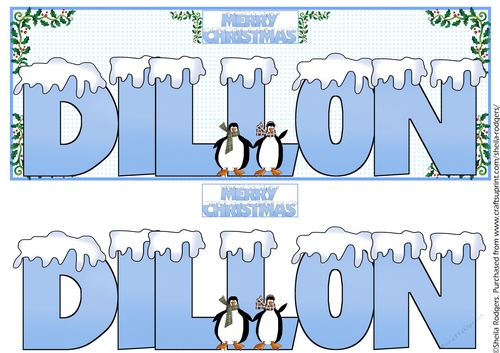 SNOW CAPPED NAMES - DILLON