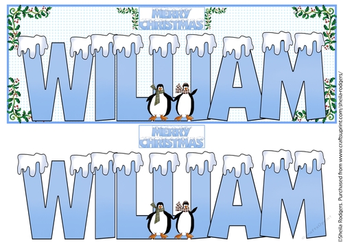 SNOW CAPPED NAMES - WILLIAM