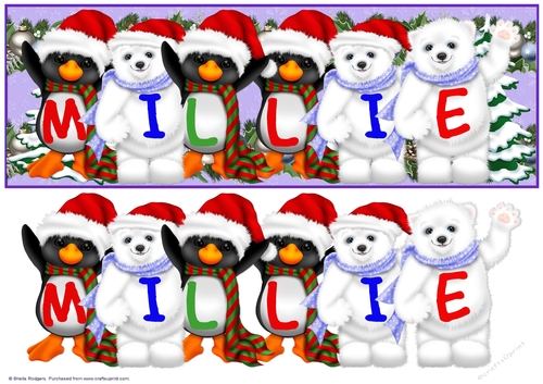 XMAS ANIMALS - MILLIE