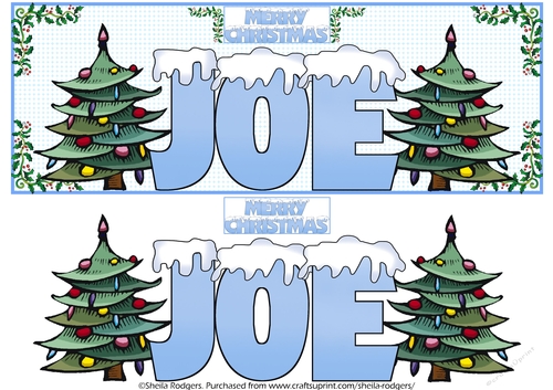 SNOW CAPPED NAMES - JOE