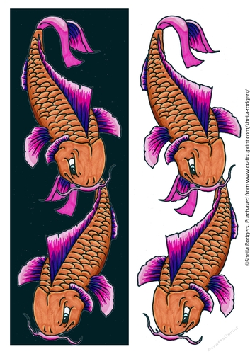 TATTOO ART FANTASY KOI CARP