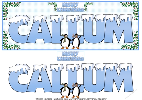SNOW CAPPED NAMES - CALLUM