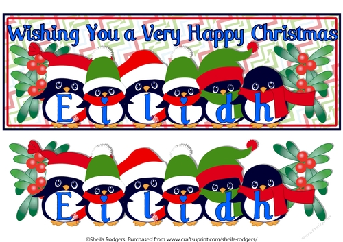 PENGUIN HATS NAMES - EILIDH