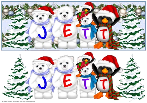 XMAS ANIMALS - JETT