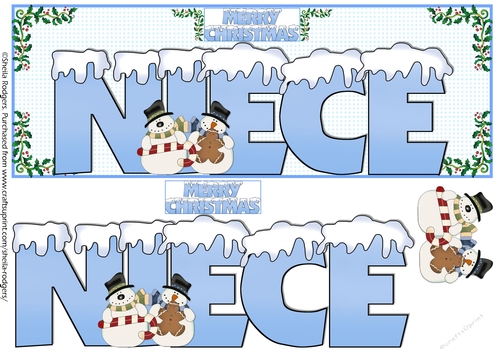 SNOW CAPPED NAMES - NIECE