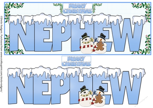 SNOW CAPPED NAMES - NEPHEW
