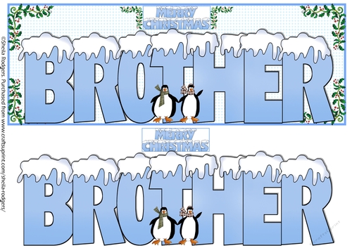 SNOW CAPPED NAMES - BROTHER