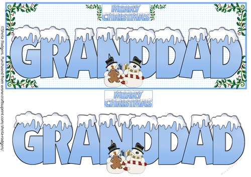 SNOW CAPPED NAMES - GRANDDAD