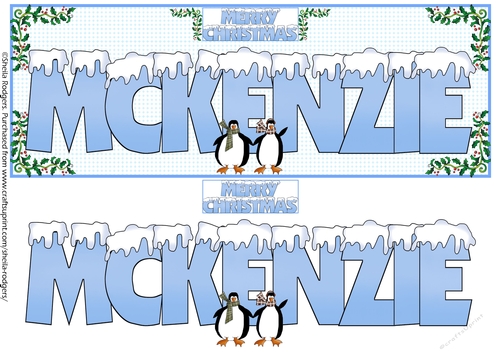 SNOW CAPPED NAMES - MCKENZIE