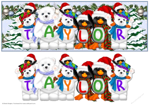XMAS ANIMALS - TAYLOR