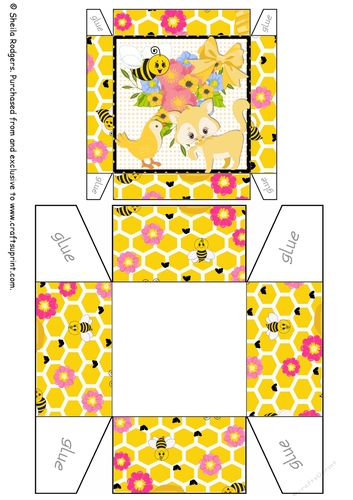 Bee, Bird and Kitten Gift Box