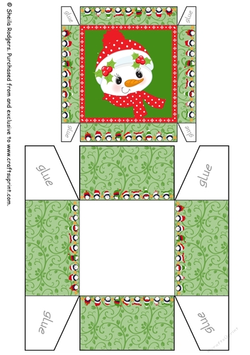 SNOWMAN AND PENGUINS GIFT BOX