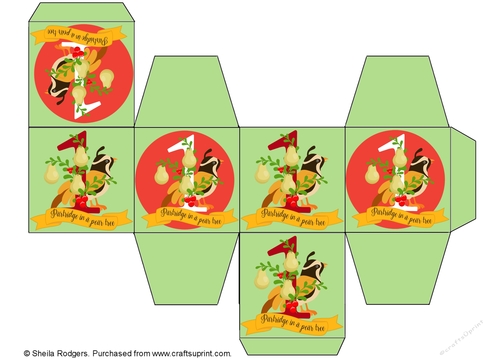 12 Days of Christmas - Day 1 Gift Box