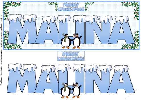 SNOW CAPPED NAMES - MALINA 1