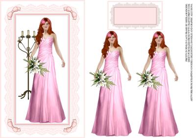 Pretty in Pink in Lace Frame