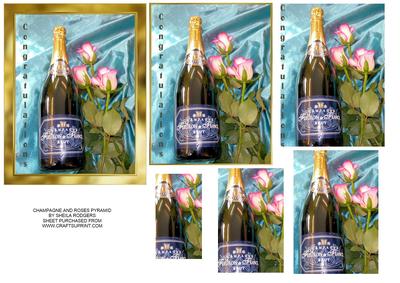 Champagne and Roses Pyramid