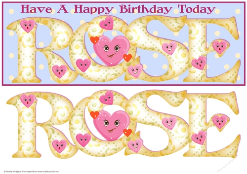 HEART EMOTICONS - ROSE
