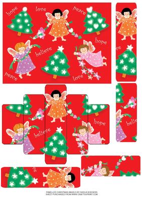 Panelled Christmas Angels