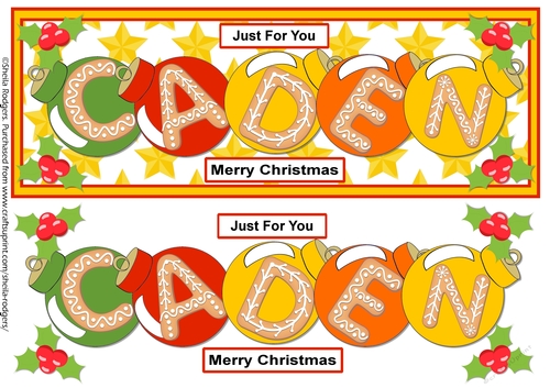 BAUBLE NAMES - CADEN